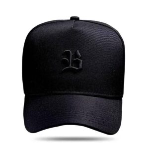 BONE SNAPBACK LOGO BASIC ALL BLACK